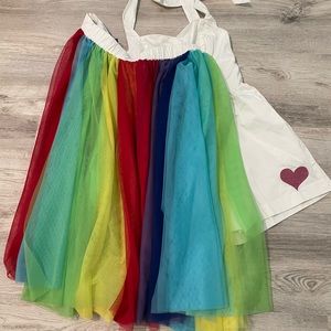 Disney Dress Shop Rainbow Unicorn Jumper Small